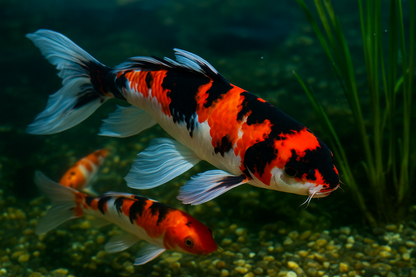 Longfin Showa Butterfly Koi