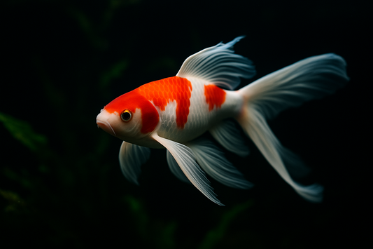 Longfin Kohaku Butterfly Koi