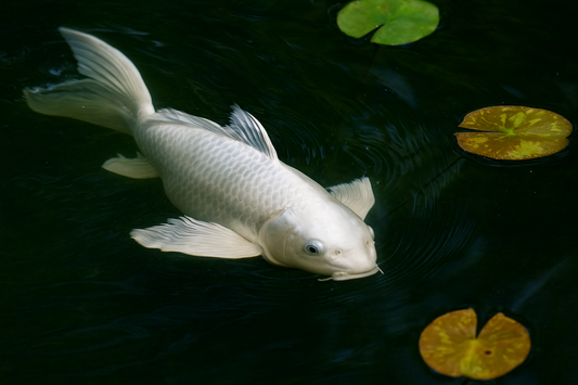 Platinum Ogon Koi (Long Body)
