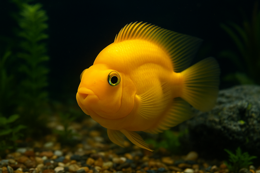 Golden Parrot Cichlid (Golden/Yellow Ingot)